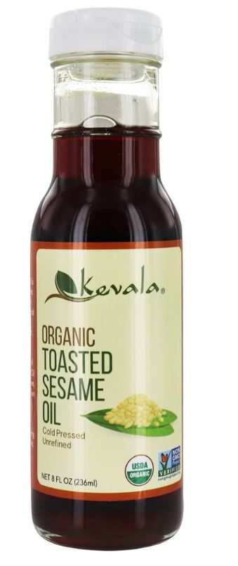 Organic Toasted Sesame Oil - 8 fl. oz.