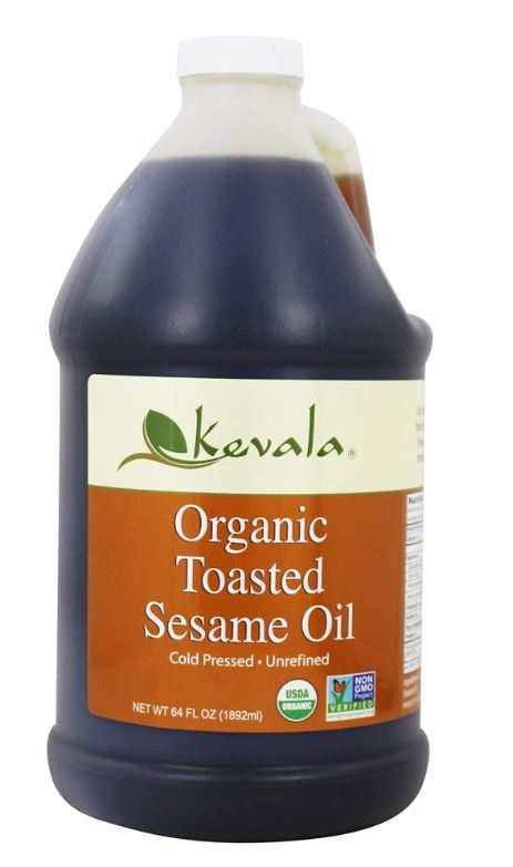 Organic Toasted Sesame Oil - 64 fl. oz.