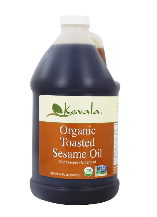 Organic Toasted Sesame Oil - 64 fl. oz.