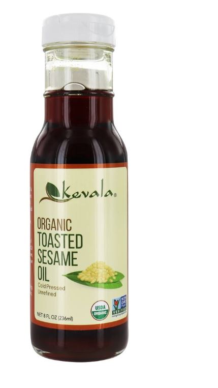 Organic Toasted Sesame Oil - 8 fl. oz.