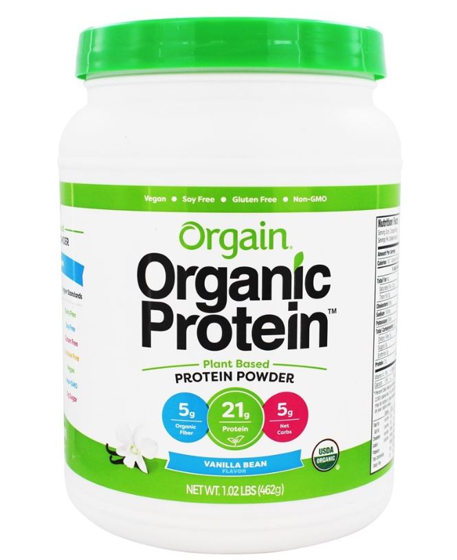 Organic Protein Plant-Based Protein Powder Vanilla Bean - 1.02 lbs.