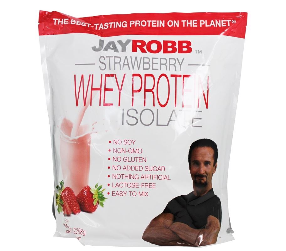 Whey Protein Isolate Powder Strawberry - 5 lbs.